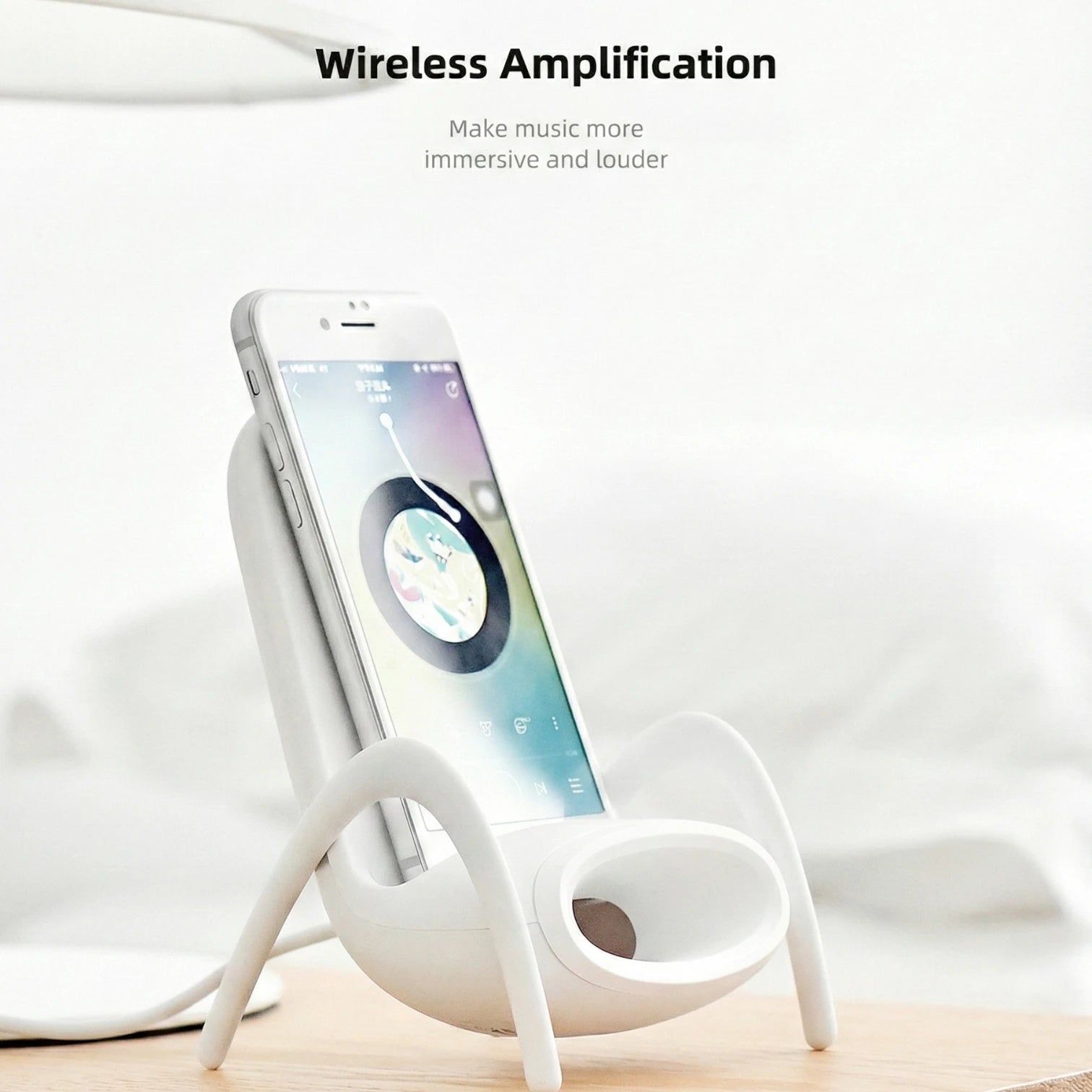 Chair Wireless Charger 15W Fast Charging Desktop Stand 2 in 1 Phone Holder