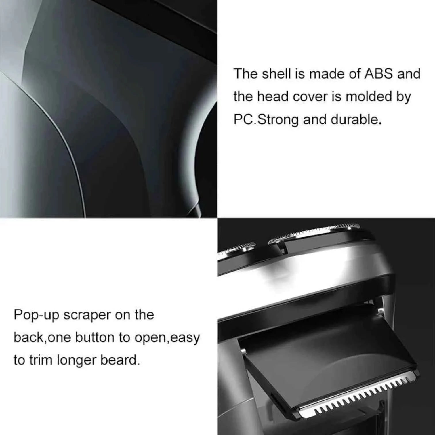 ENCHEN Blackstone Electric Rotary Shaver - Precision, Power and Long Endurance