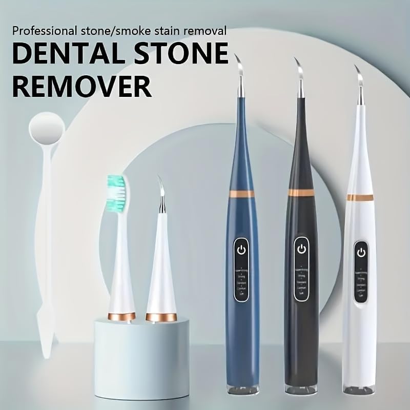 Sonic 2-in-1 Electric Oral Hygiene Kit with Scaler and Toothbrush for Deep Cleaning - Tartar, Plaque, and Stain Removal