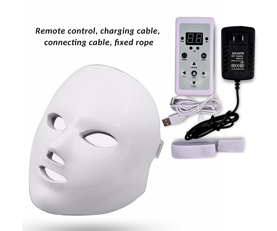 Multifunctional LED Face Mask, 7 Colors – Rejuvenation, Toning and Skin Repair