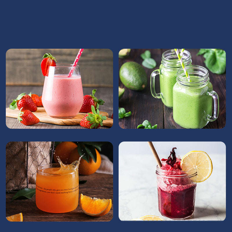 Portable Blender Pro 6 Blade Mini Juicer Cup, USB Rechargeable