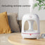 Levitating Humidifier Anti-Gravity Water Drops Fountain with LED Light & Air Purifier Effect