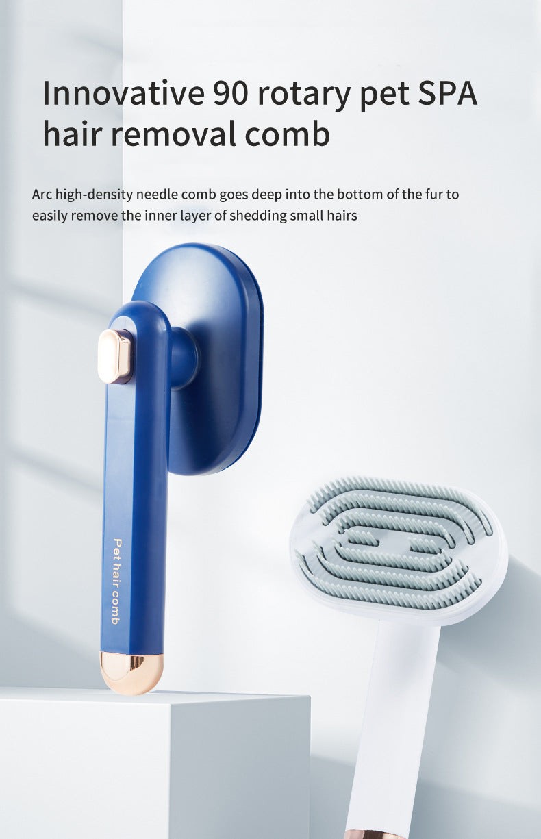 Grooming Pet Brush Self-Cleaning Brush for Cats and Dogs, Floating Hair Removal & Daily Coat Care Tool
