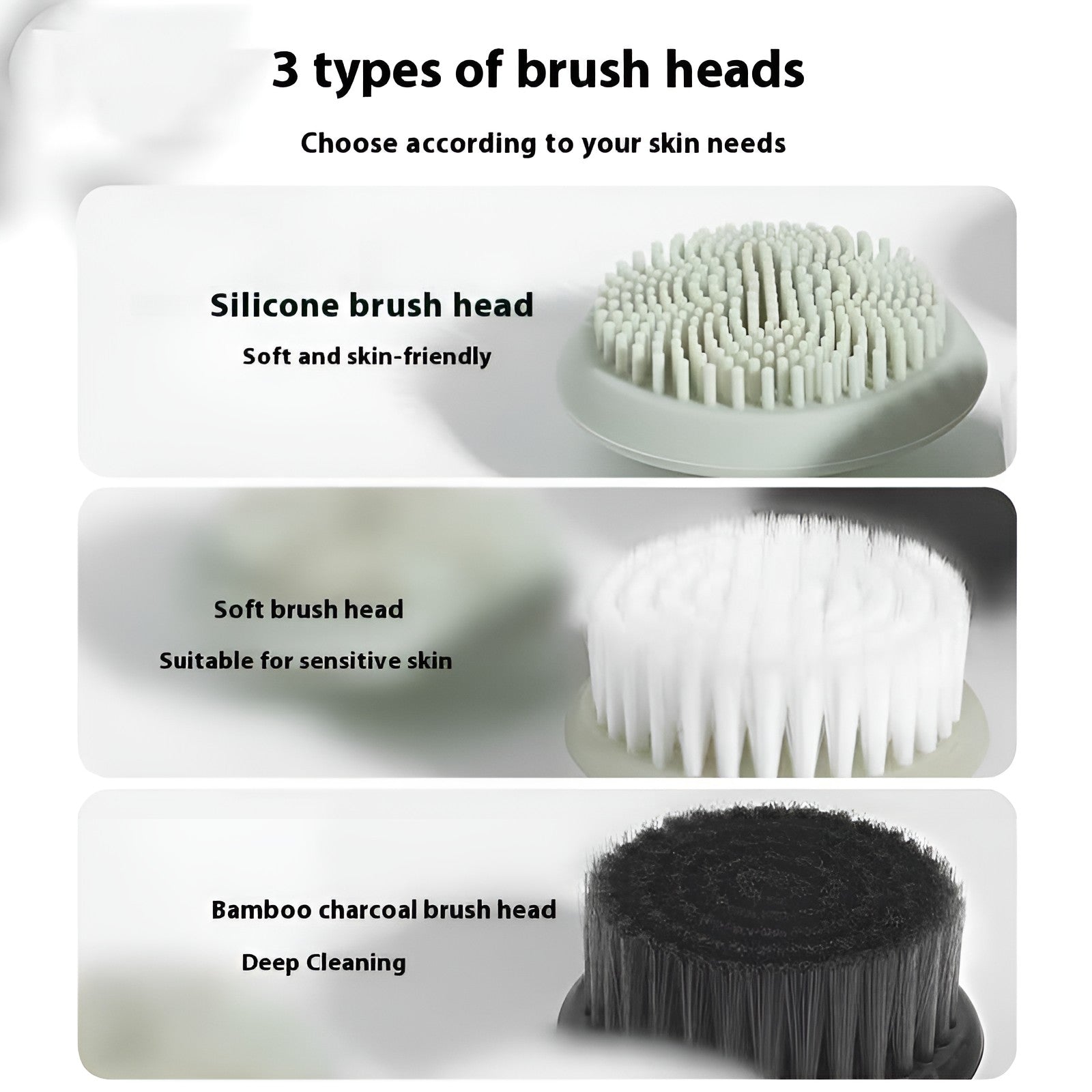 Facial Cleansing Brush Set