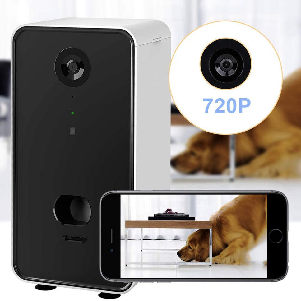 Smart Feeder Toy Interactive Treat Dispenser with HD Camera for Pets
