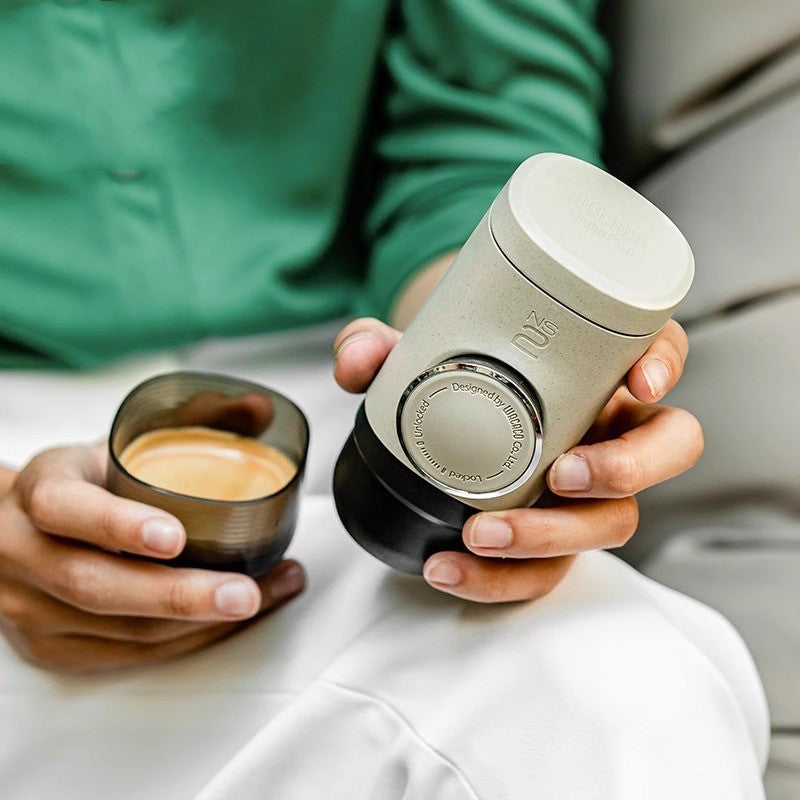 Portable Manual Espresso Coffee Maker Capsule