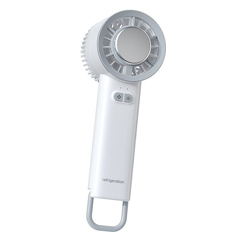 Mini Turbo Fan Portable Ice-Cooling Blower with Brushless Motor and High-Speed Jet Duct