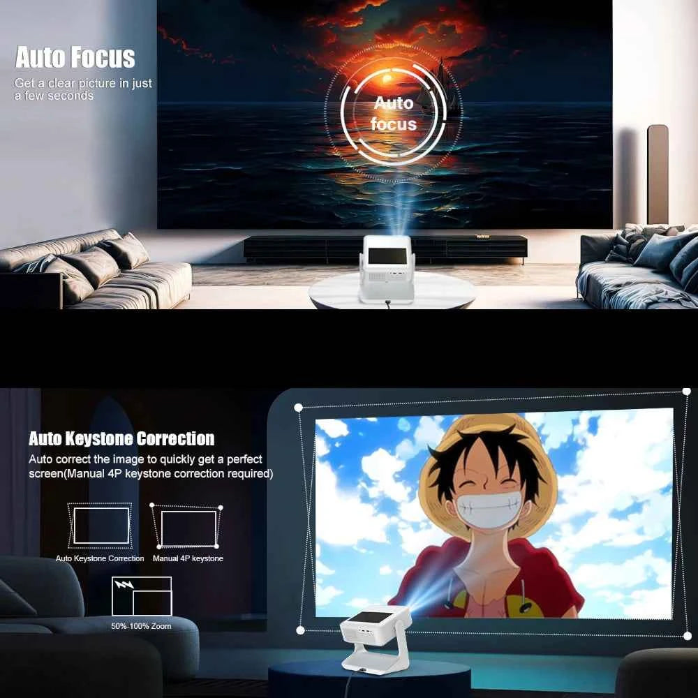 A2 Pro Projector Dual Screen Touch HD Portable Smart Cinema