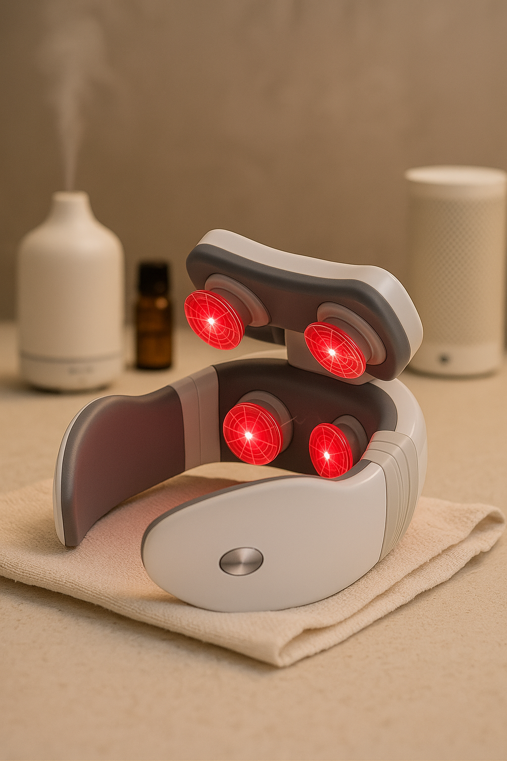 Neck Massager Electric Cervical & Shoulder Device with Smart Pulse Technology