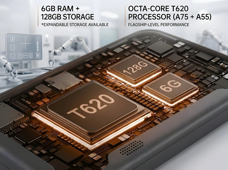 Android 14 on T620 8-Core TSMC 12nm Chip