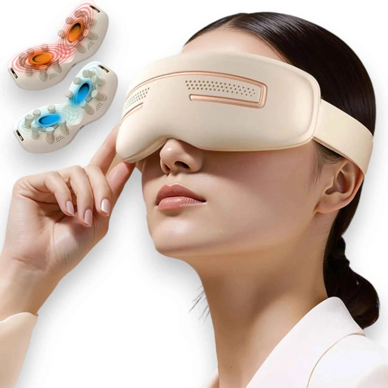 Smart Eye Massager Semiconductor Cooling Heating Acupressure Bluetooth