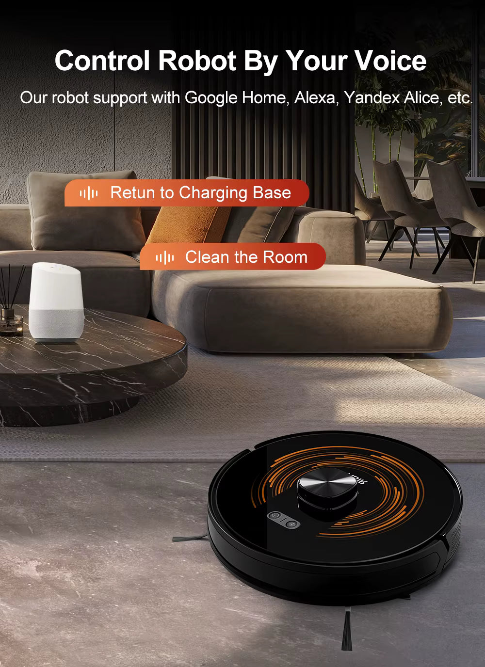 Smart Life Tuya Robot Vacuum Cleaner Smart App Remote Control