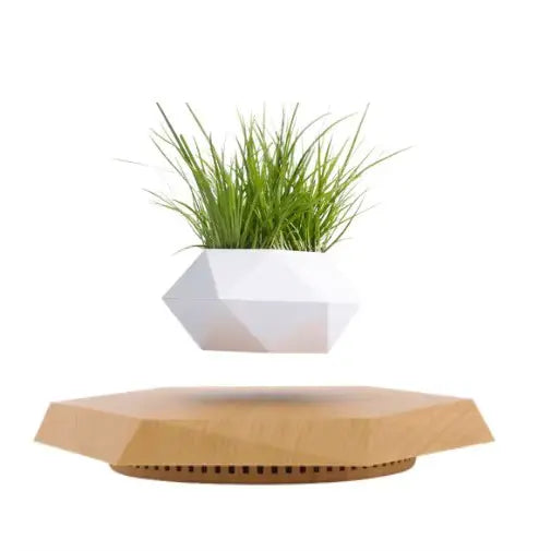 Magnetic Levitation Planter, Nordic Floating Flower Pot for Indoor Decor and Creative Home Gifts
#Color=White,Bianco