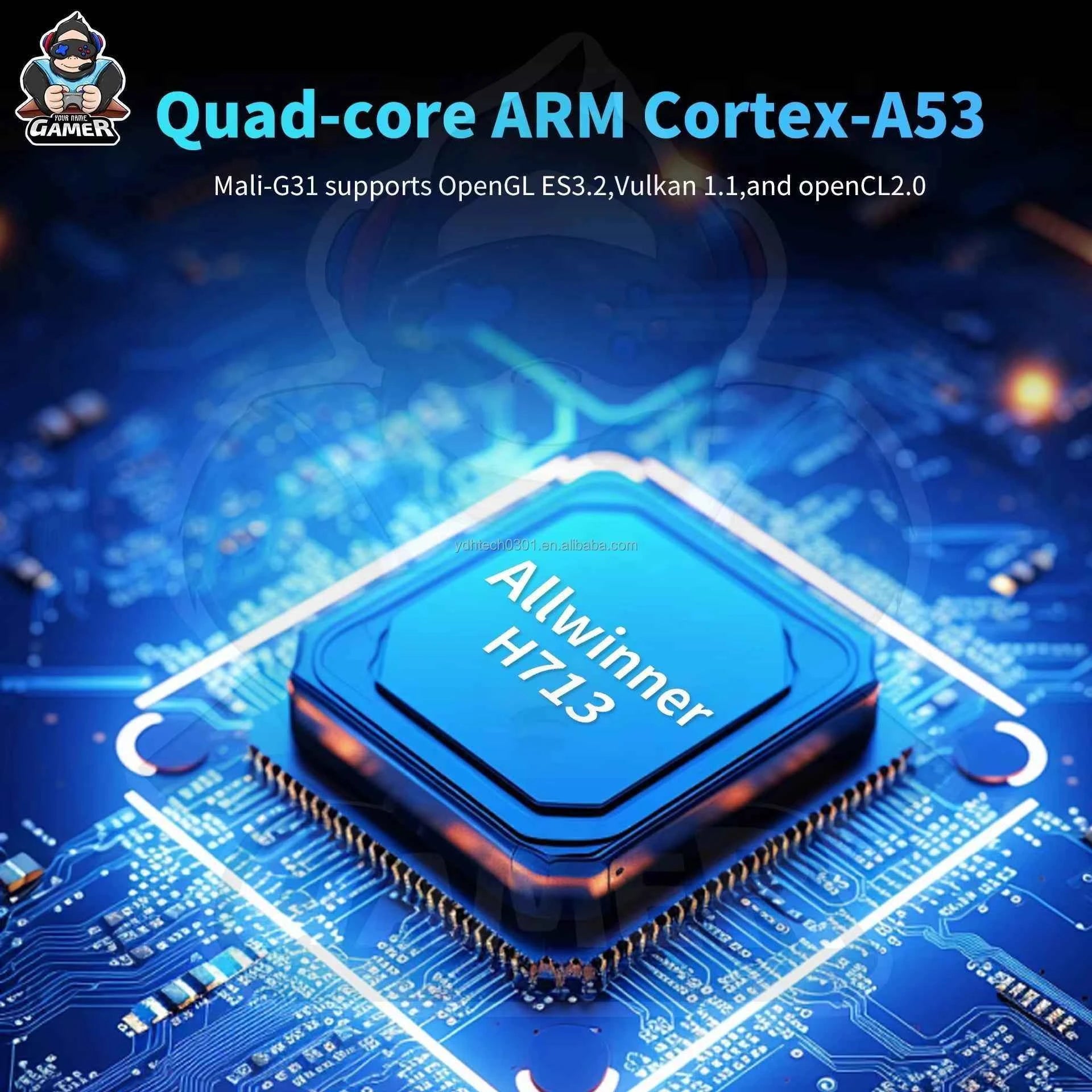 HCS350 Pro+ Smart Mini Projector | 4K Input, Android 16, 450 ANSI Lumens. 200" Home Cinema