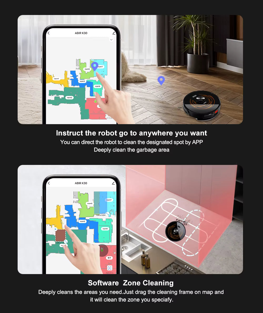 Smart Life Tuya Robot Vacuum Cleaner Smart App Remote Control