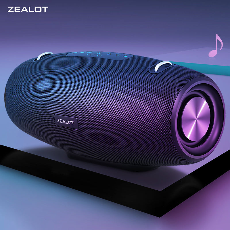 Portable Outdoor Speaker 60W Wireless Sound, Deep Bass, IPX6 Waterproof, Loud Party Speaker for Camping