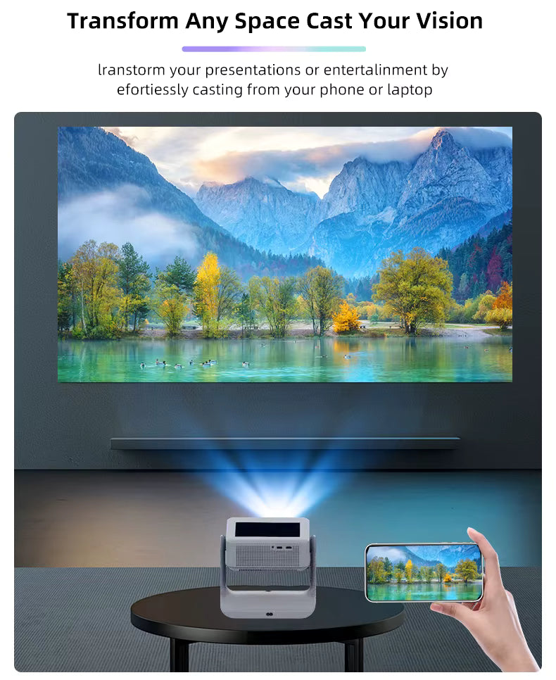 C3 Flick Projector Smart Touch Pad, Android OS, 5G WiFi, Bluetooth, 4K Presentation Equipment