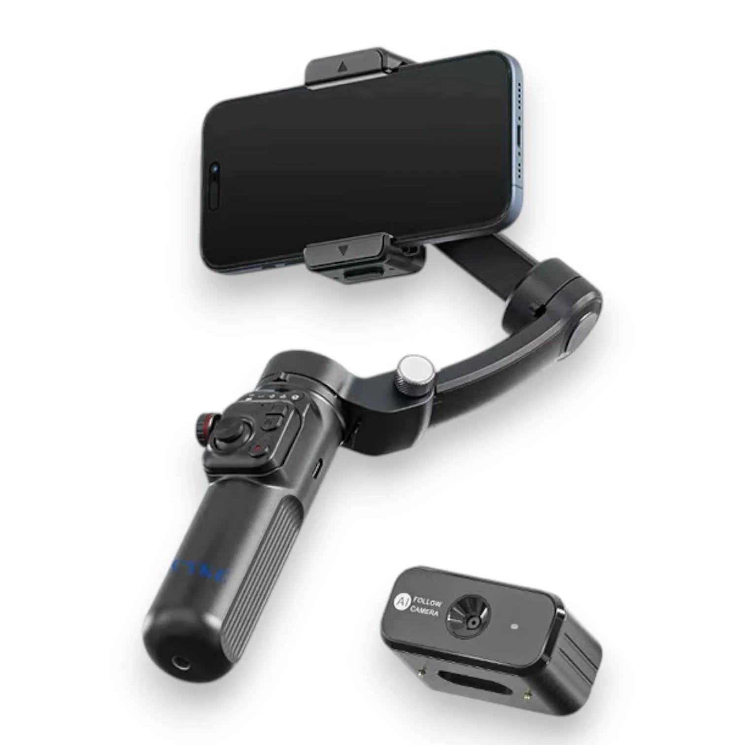 TOKQI M02 Handheld Gimbal Stabilizer with 3-Axis Anti-Shake, Remote & Tripod #Color=Smart Edition,Edizione Intelligente