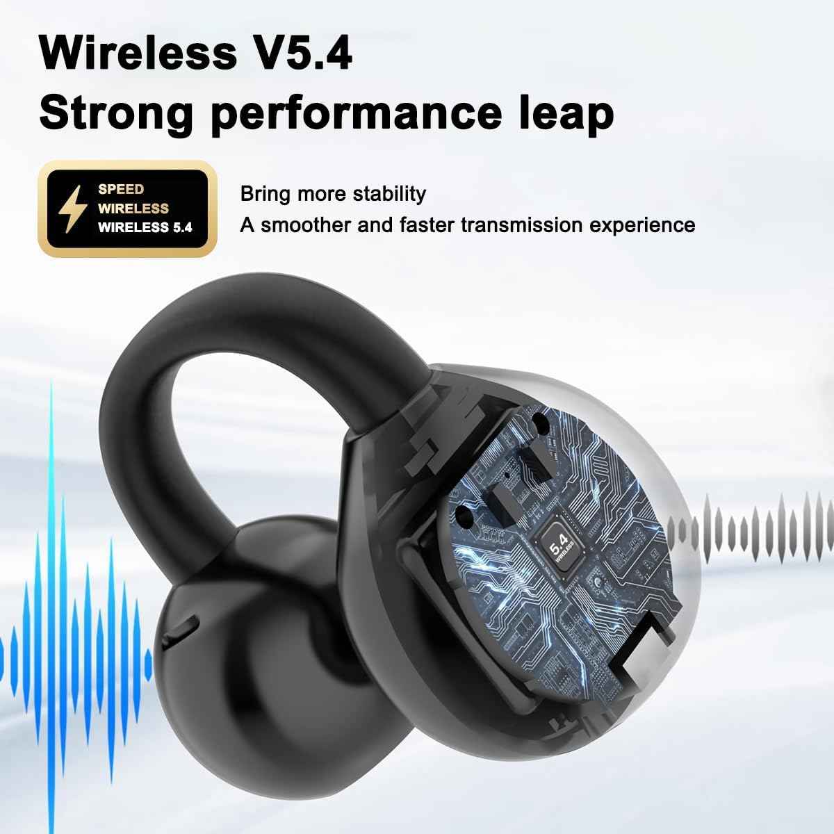 M91 Earbuds | Open Ear Wireless Earphones with Air Conduction, Hi-Res Sound, HD Calls