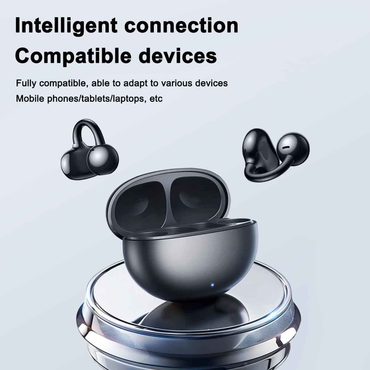 M91 Earbuds | Open Ear Wireless Earphones with Air Conduction, Hi-Res Sound, HD Calls