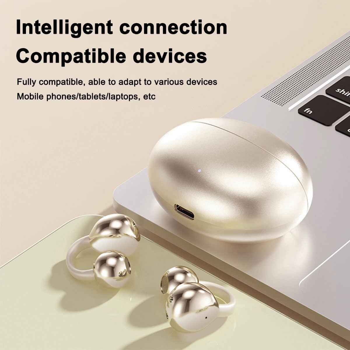 M91 Earbuds | Open Ear Wireless Earphones with Air Conduction, Hi-Res Sound, HD Calls