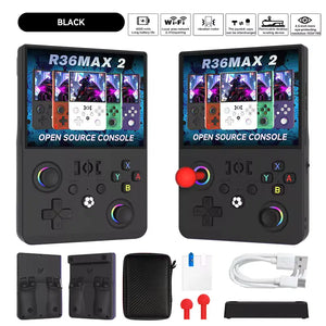 R36MAX 2 Retro Handheld, 4.5" IPS, 22000 Games | BeniTronica #Color=Black,Nero