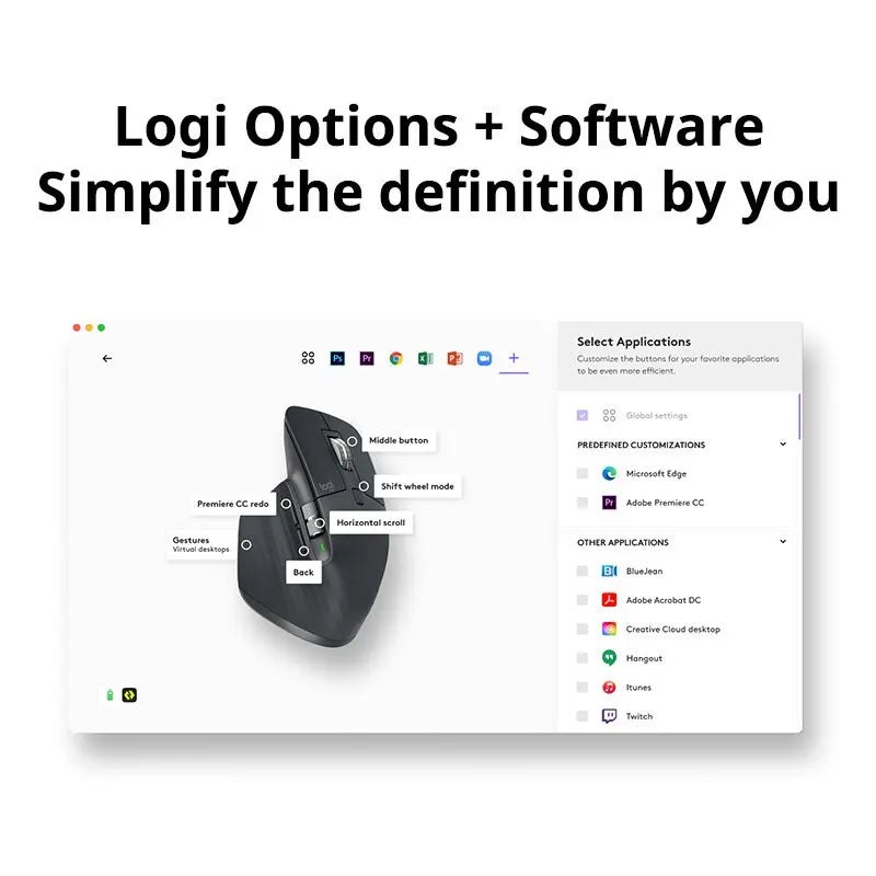 Logitech Wireless Mouse – MX Master 3S Bluetooth Ergonomic Mouse with Multi-Device Control and Cross-Screen Workflow for Laptop and Desktop