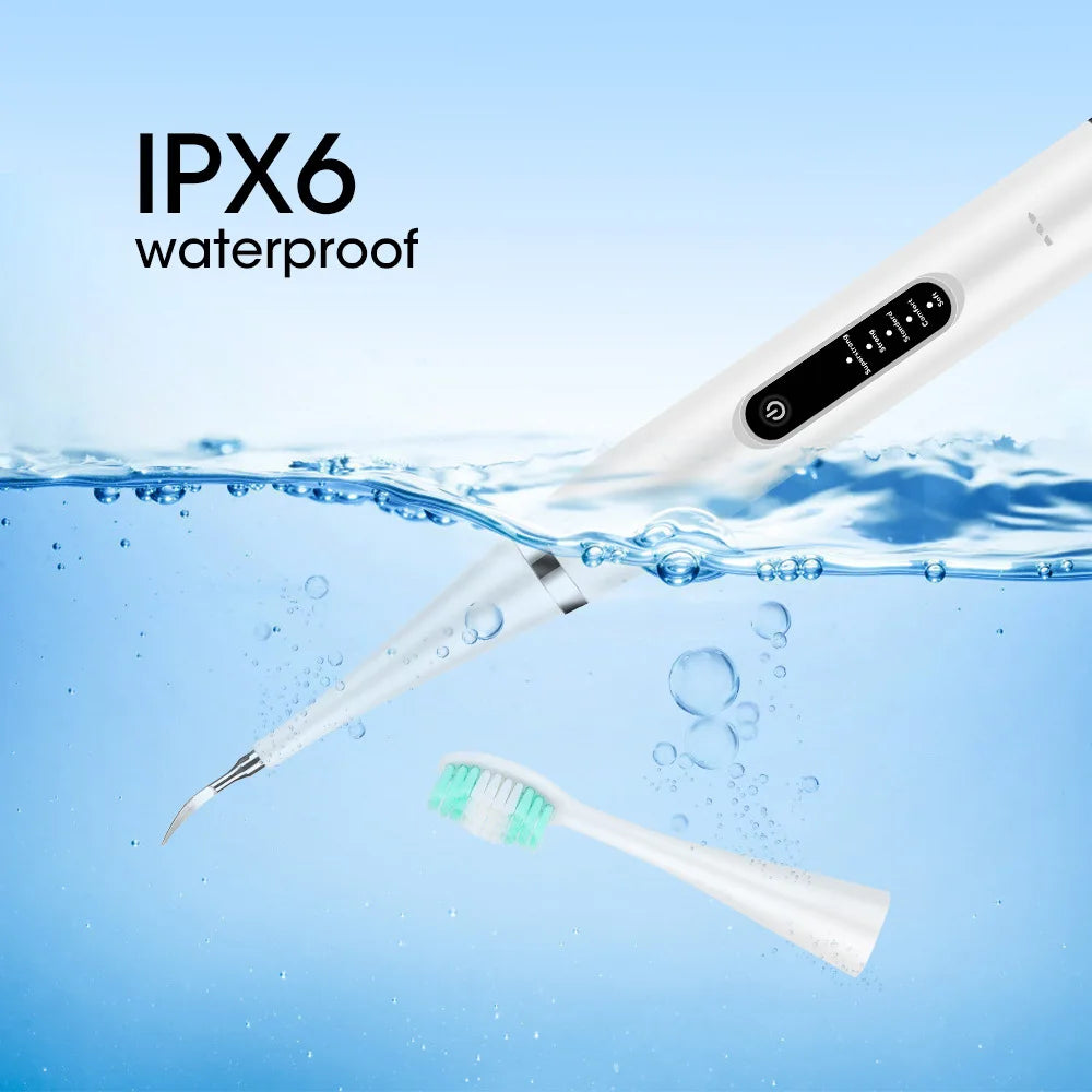 Sonic 2-in-1 Electric Oral Hygiene Kit with Scaler and Toothbrush for Deep Cleaning - Tartar, Plaque, and Stain Removal