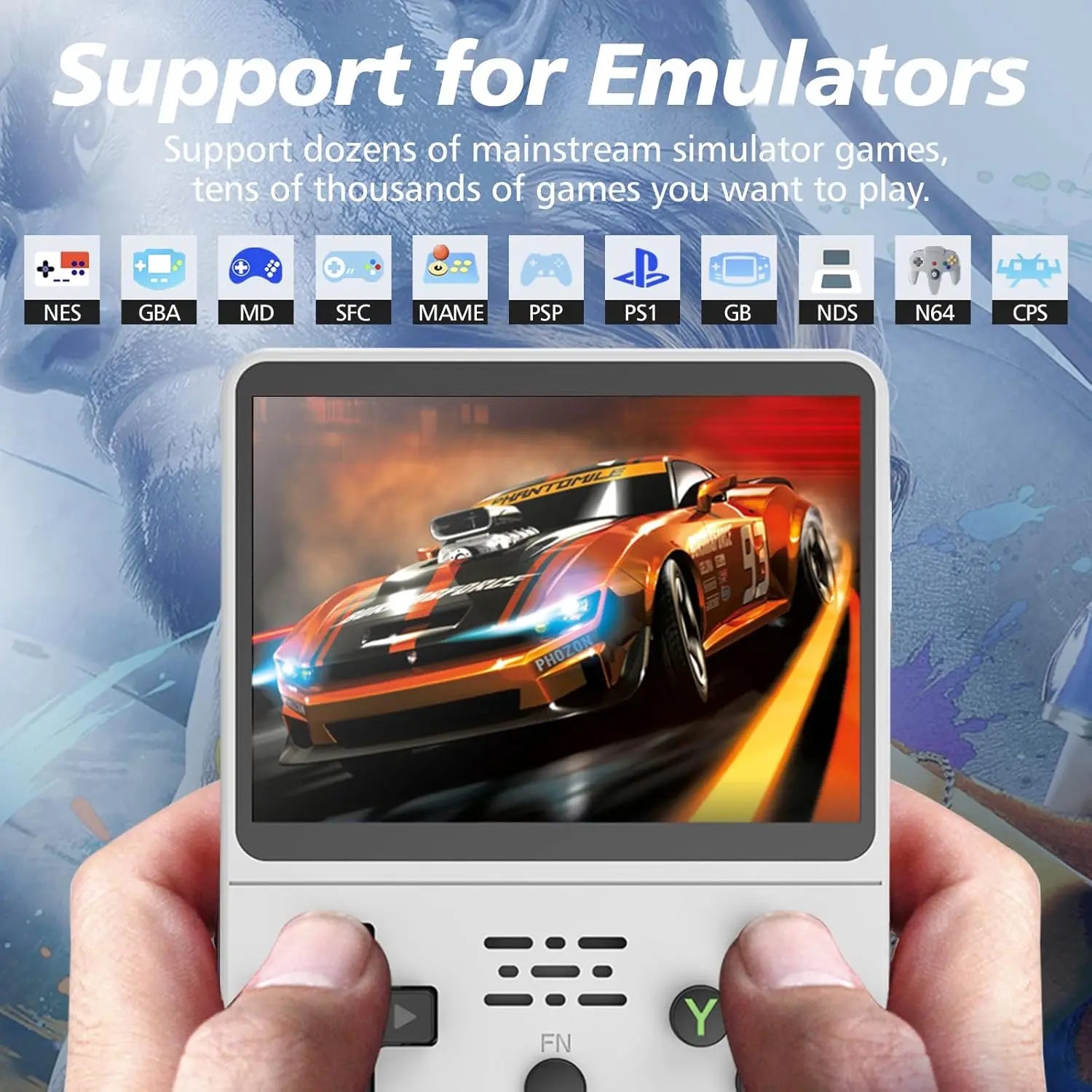 R36S Console Open-Source Retro Handheld, Linux Gaming System with 3.5" IPS Display, Portable Classic Game Player for Kids and Adults