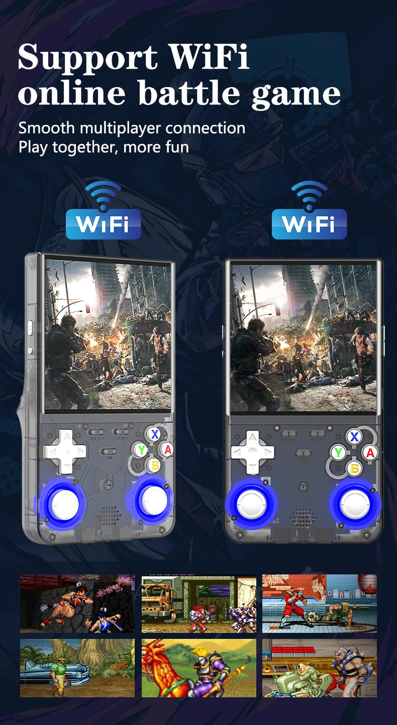 R36 Console – Ultra Retro Handheld, 4.0" Display, Linux Open-Source System, 128GB Storage, Portable Video Game Player