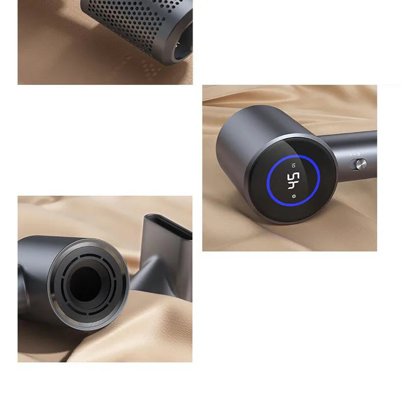 Hair Dryer LCD Display, 110,000 RPM High-Speed Airflow, Fast-Drying with Negative Ions, Professional Styling Tool