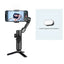 Smartphone Gimbal Stabilizer AOCHUAN 3-Axis Handheld Mount with Fill Light, Face Tracking, and Vlogging Mode for iPhone and Android (Smart XE)