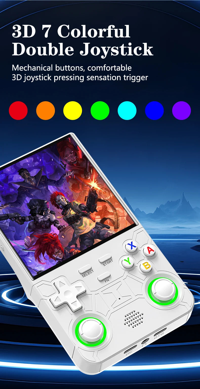 R36 Console – Ultra Retro Handheld, 4.0" Display, Linux Open-Source System, 128GB Storage, Portable Video Game Player