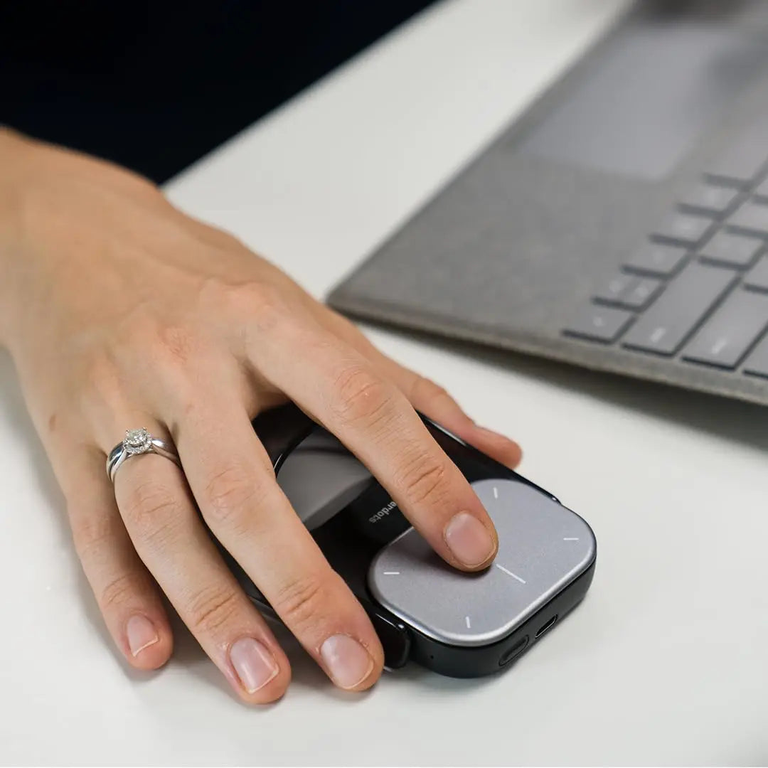 Cheerdots Mouse Air Touchpad – Mouse AI wireless staccabile con controllo tascabile all-in-one, registrazione vocale ChatGPT, personalizzabile per giochi e lavoro