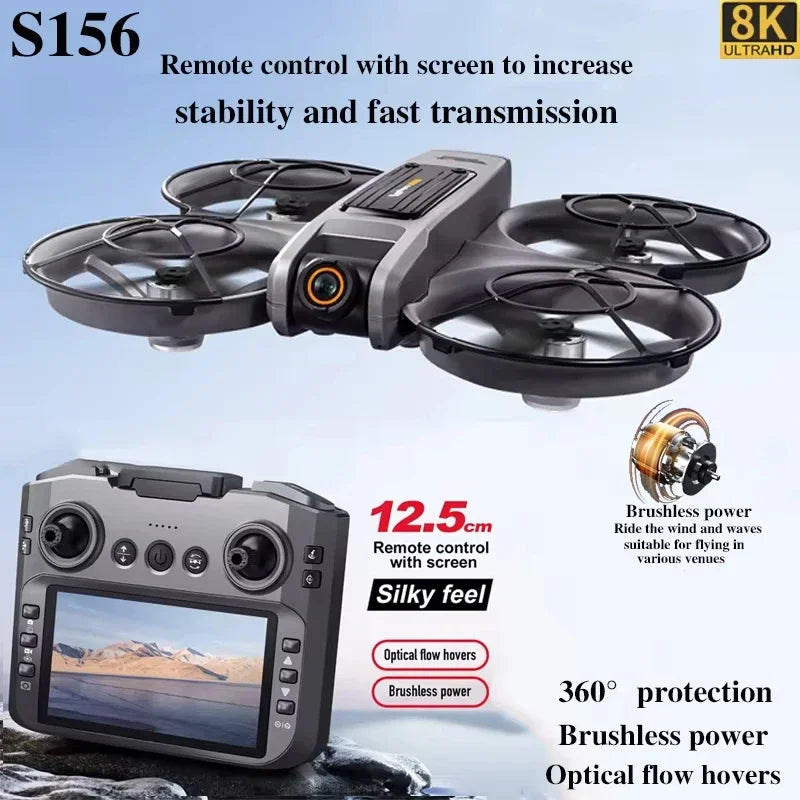 Xiaomi S156 Drone Professional 8K Camera, 5G WiFi FPV, Screen Remote Control, Obstacle Avoidance Quadcopter