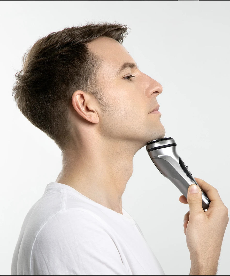 ENCHEN Rotary Shaver Blackstone 3D Floating Blade Electric Razor for Men | USB-C Rechargeable & Washable Beard Trimmer