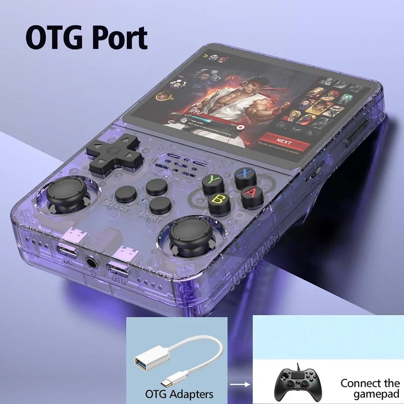 R36S Console Open-Source Retro Handheld, Linux Gaming System with 3.5" IPS Display, Portable Classic Game Player for Kids and Adults