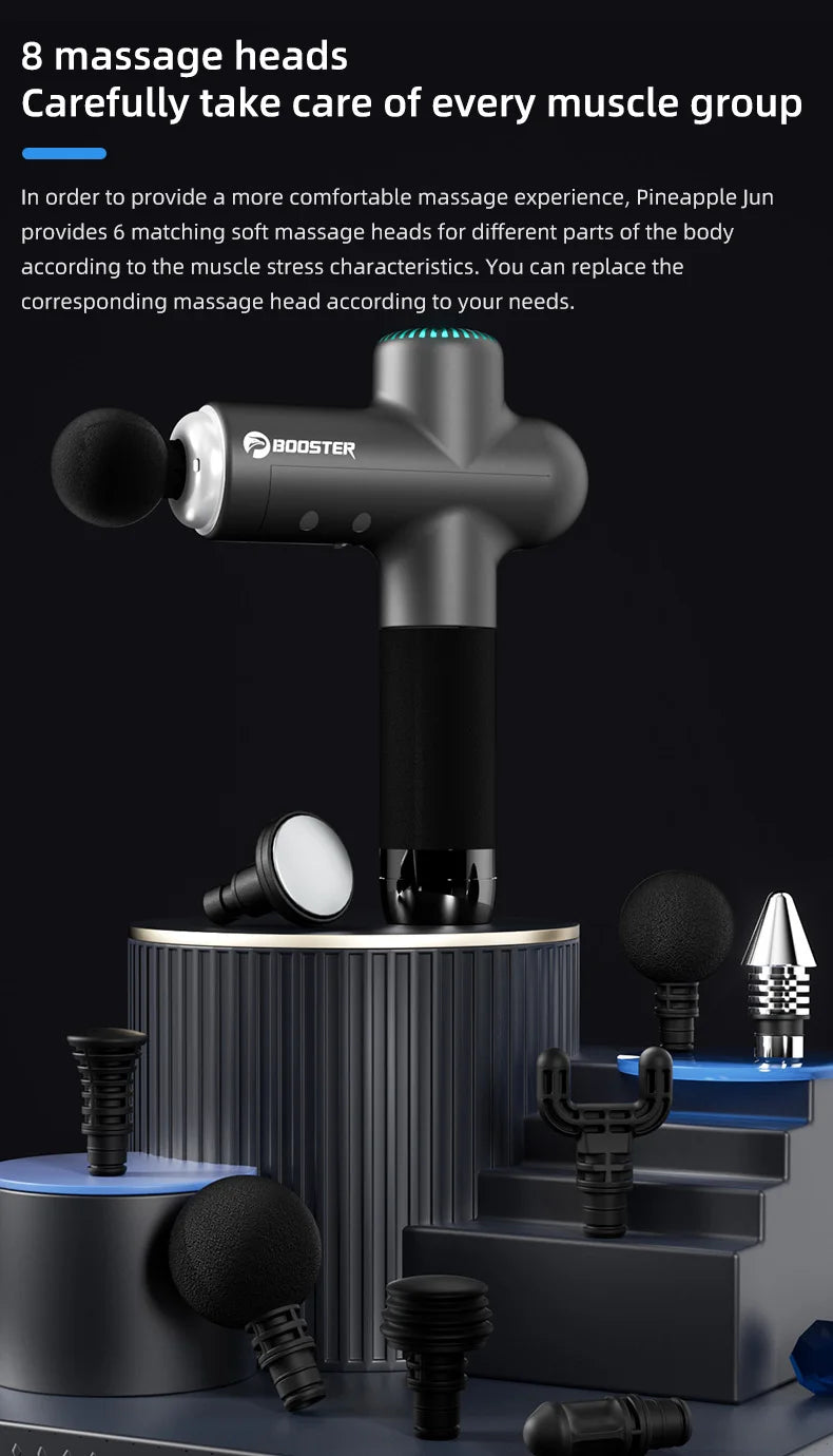 Booster Lightsaber Massage Gun - Smart-Hit Percussion Massager for Deep Muscle Recovery