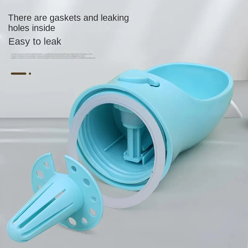 Portable Pet Bottle 350ml with Food and Water Container, Travel Feeder Bowl for Dogs and Cats, Outdoor Leak-Proof Dispenser for Puppies and Small Pets