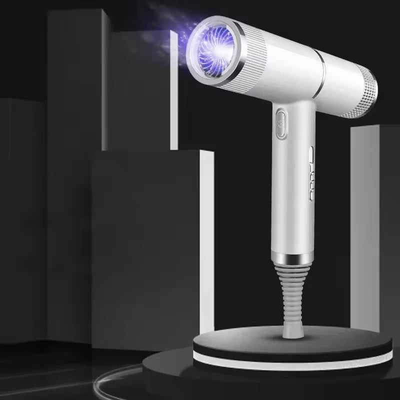 Hair Dryer Professional Negative Ion Technology, Fast Drying, Low Noise, Compact and Portable Styling Tool