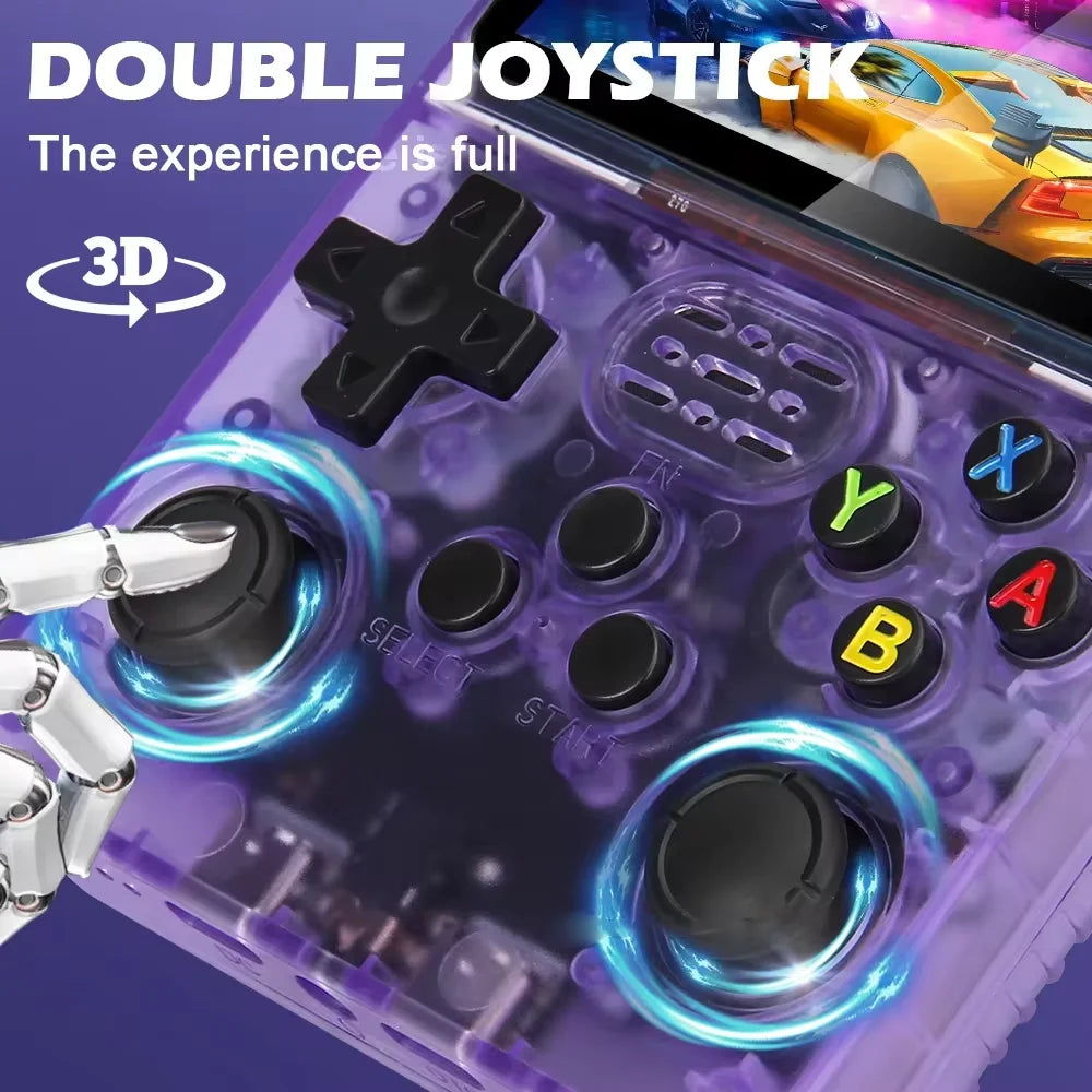R36S Console Open-Source Retro Handheld, Linux Gaming System with 3.5" IPS Display, Portable Classic Game Player for Kids and Adults