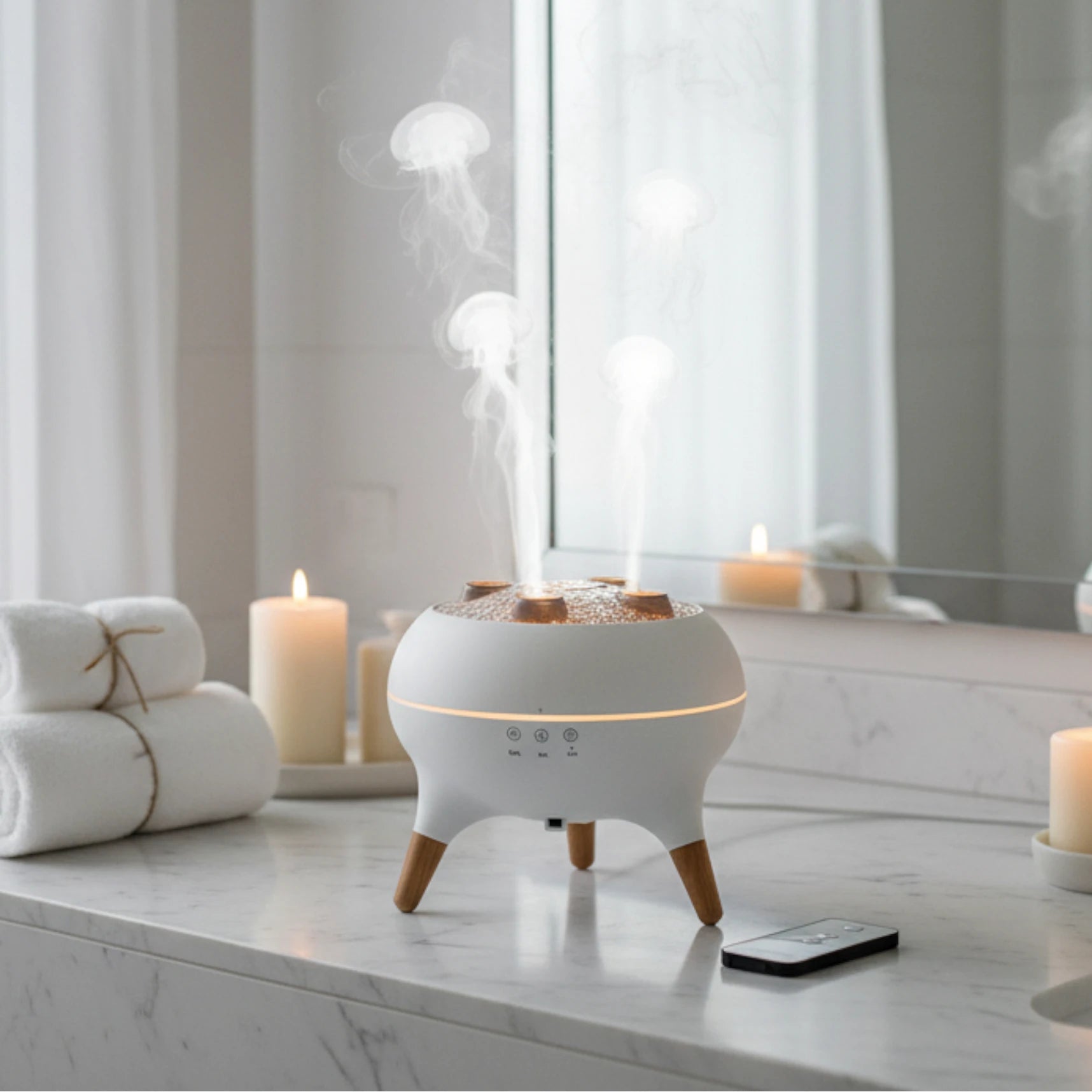 Aura Mist: Designer Jellyfish Effect Humidifier | Benitronica