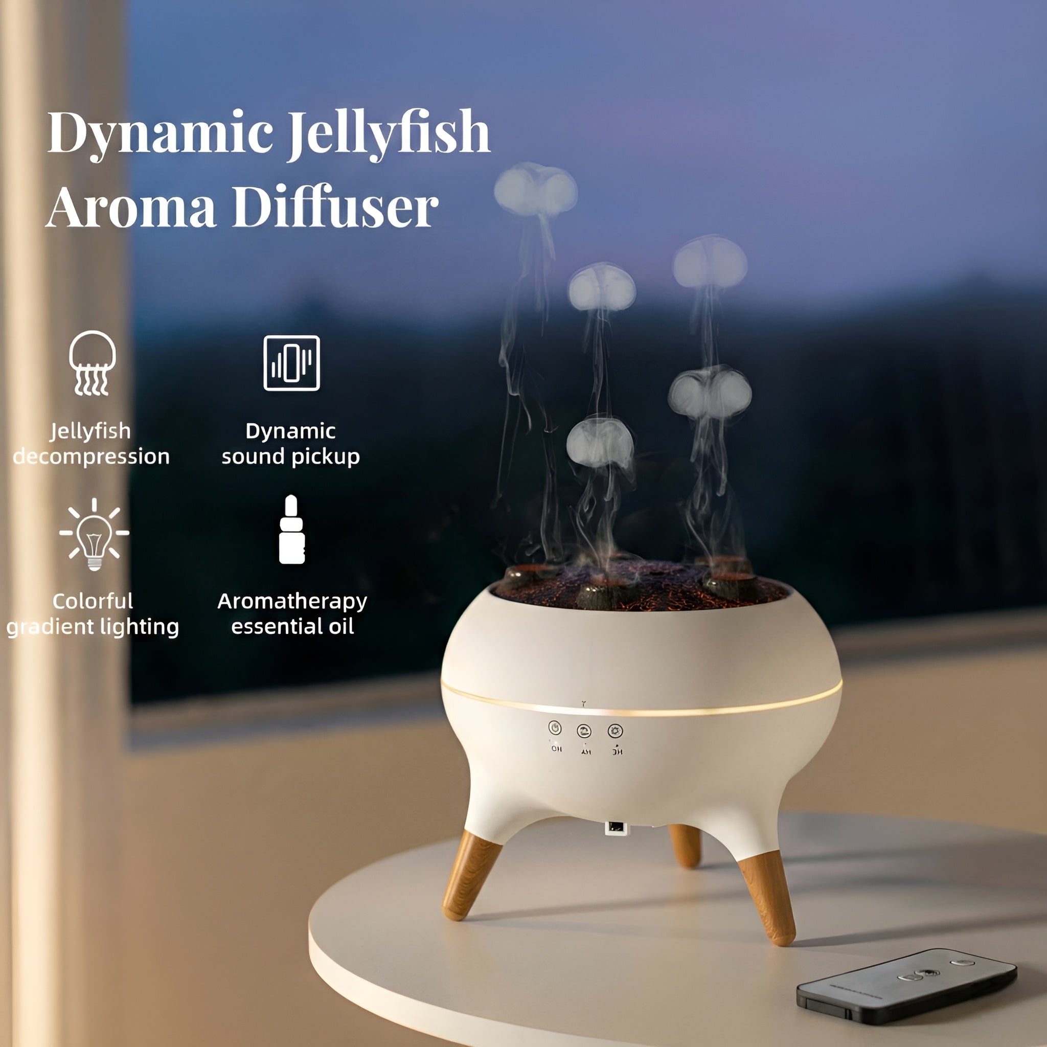 Aura Mist: Designer Jellyfish Effect Humidifier | Benitronica