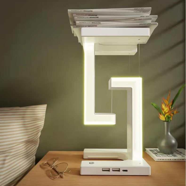 Floating Lamp – Suspension Light with Wireless Charging for Bedroom & Home Decor