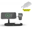 Wireless Charger 3 in 1 Magnetic Fast Charging Dock, 15W Qi-Compatible for iPhone, Android, Watch & Earbud