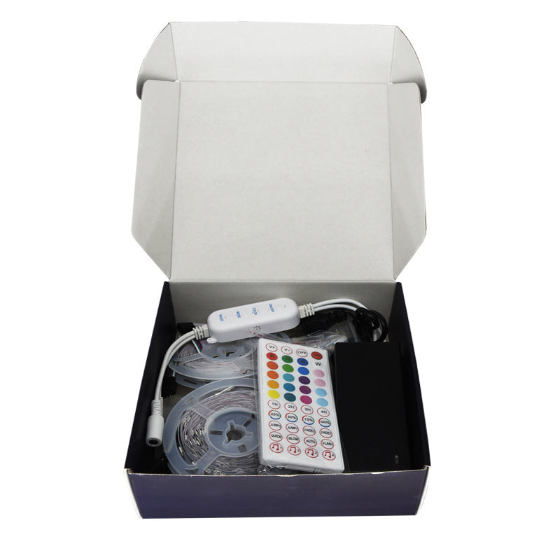 LED Light Strips Music Reactive Belt Set with 7-Color Intelligent Ambient Lighting
