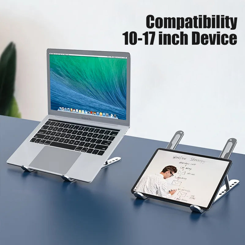 Ergonomic Laptop Support – Foldable Aluminium Base for Notebooks