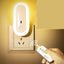 Wall Night Light USB Powered LED Lamp with Remote Control, Timer & Dimming, Plug-in Socket for Bedroom, Living Room or Hallway