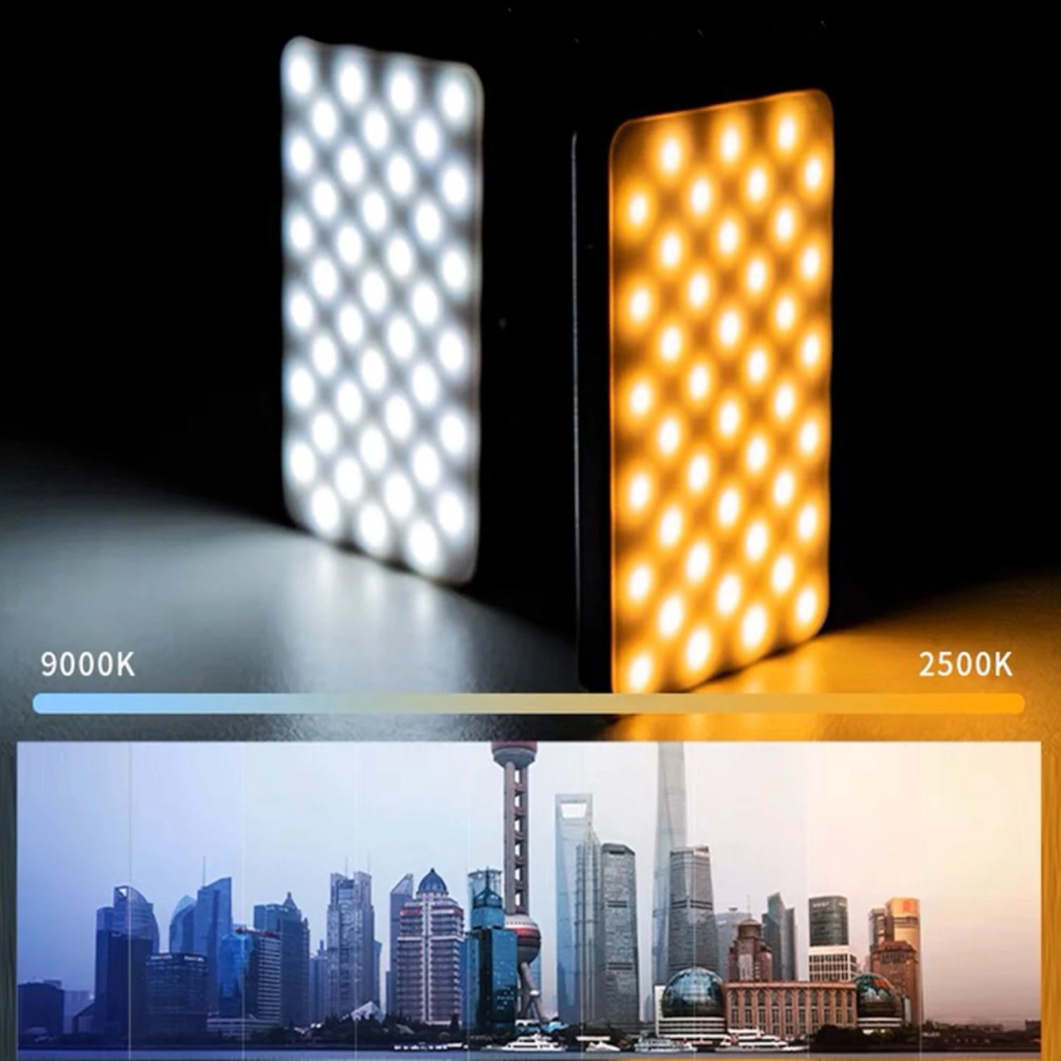 RGB Pocket Light | Rechargeable LED Photography Lamp for Camera & Phone