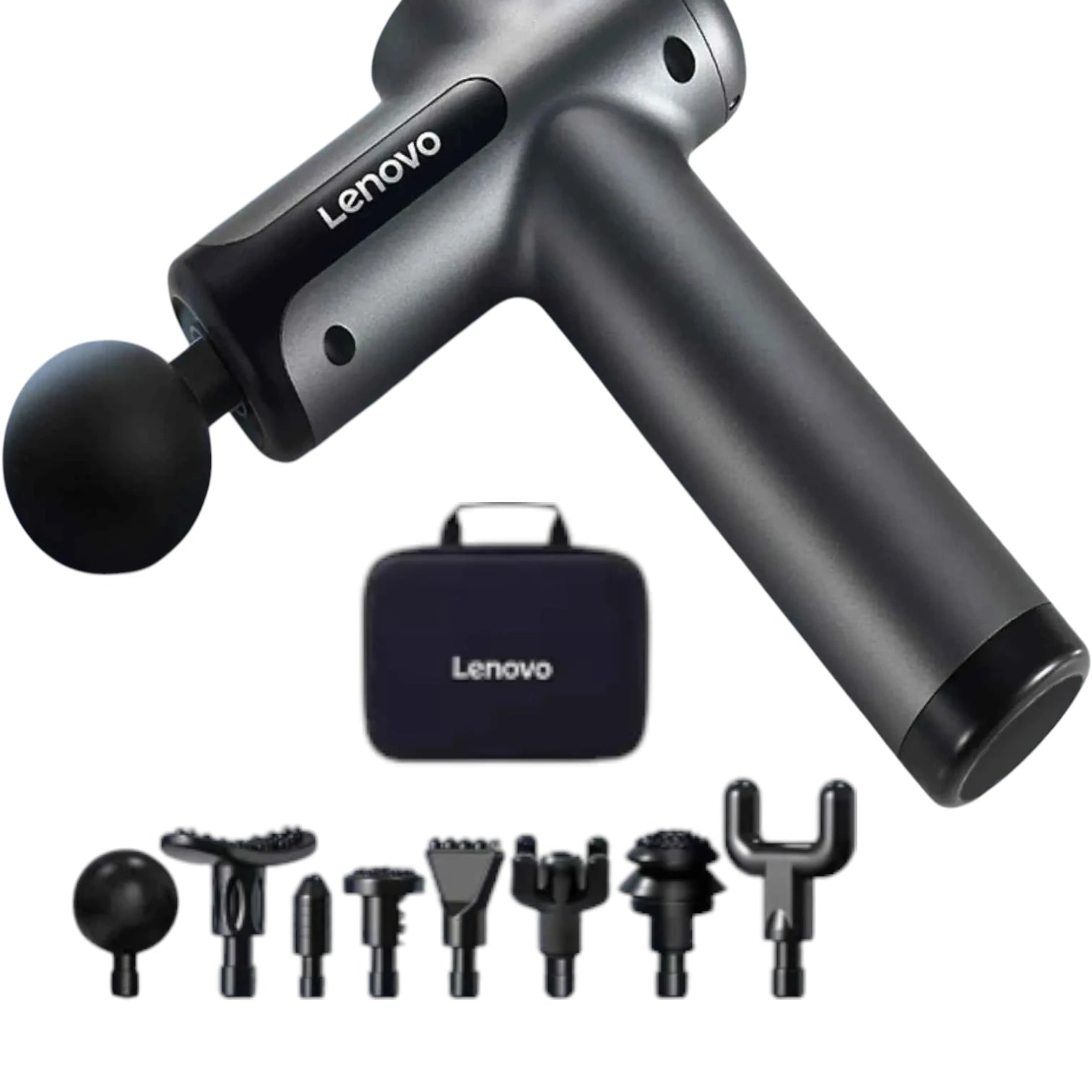 Lenovo Fascia Gun –  Deep Soreness and Stiffness Relief
#Color=Grey,Grigio